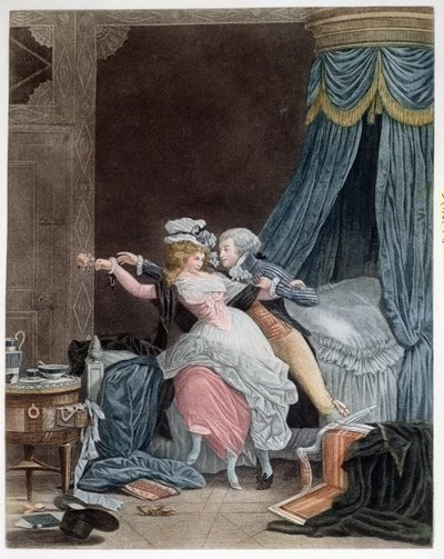 La rosa scarsamente difesa da Philibert Louis Debucourt